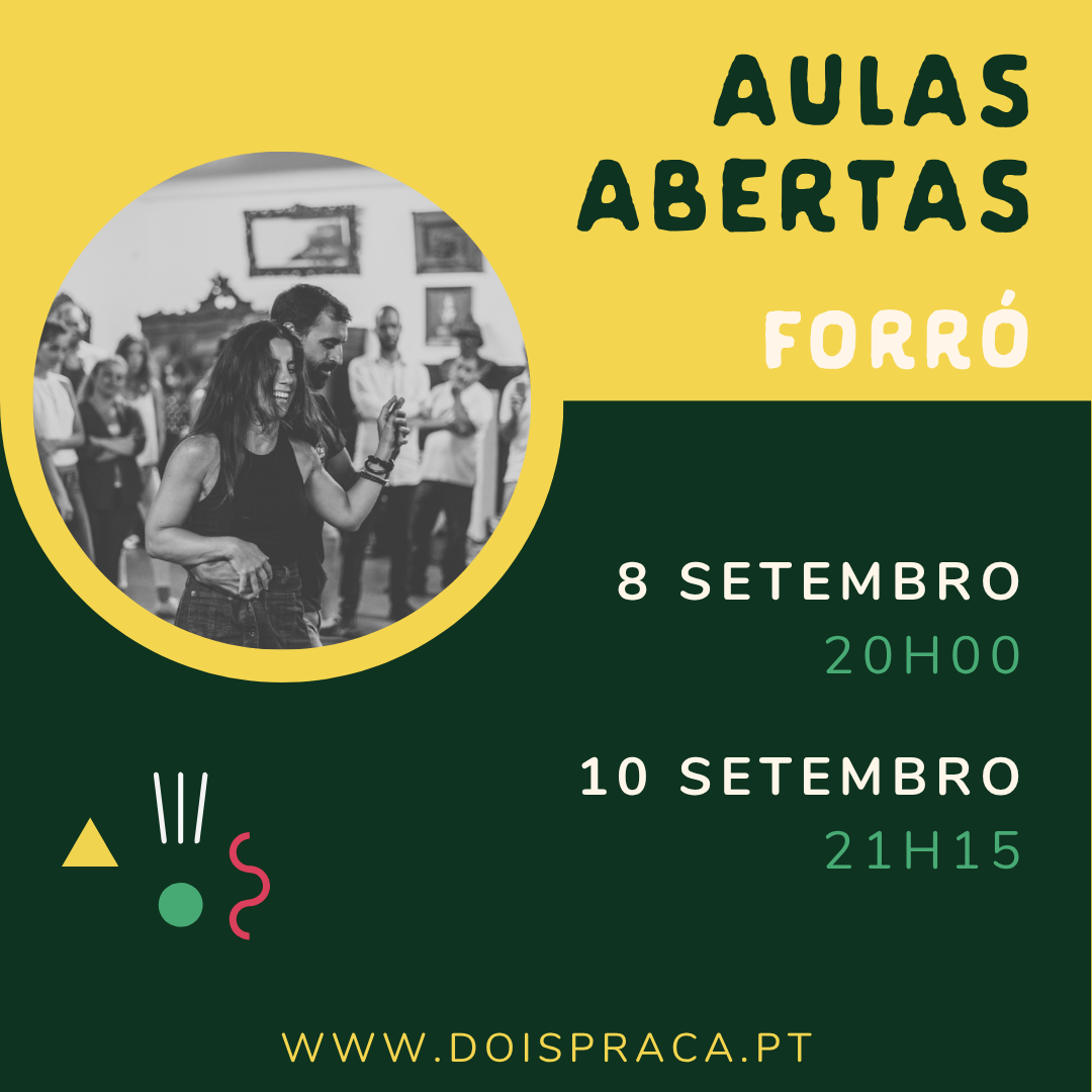Aulas Abertas de Forró - Setembro 2026